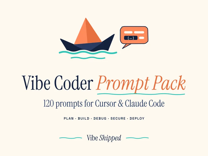 Cover of the Vibe Coder Prompt Pack
